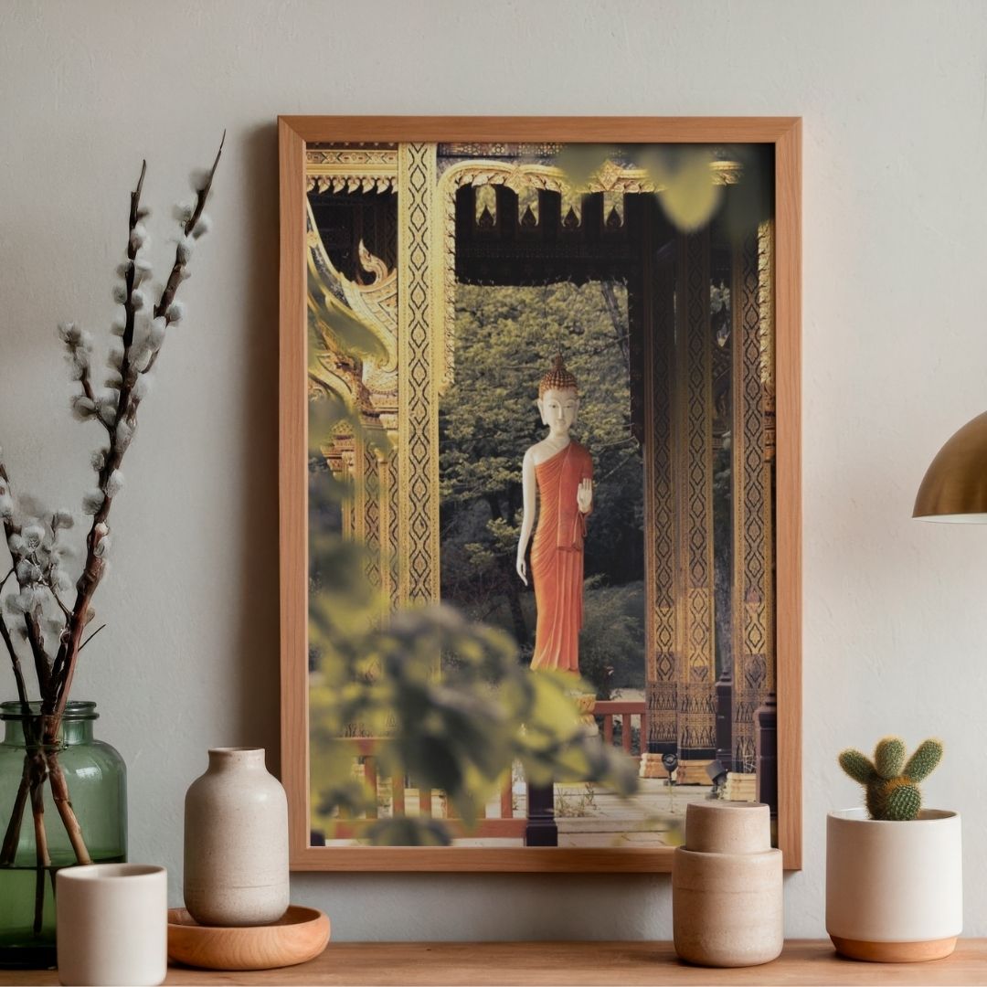 Buddha Statue in München, Deutschland (2023)