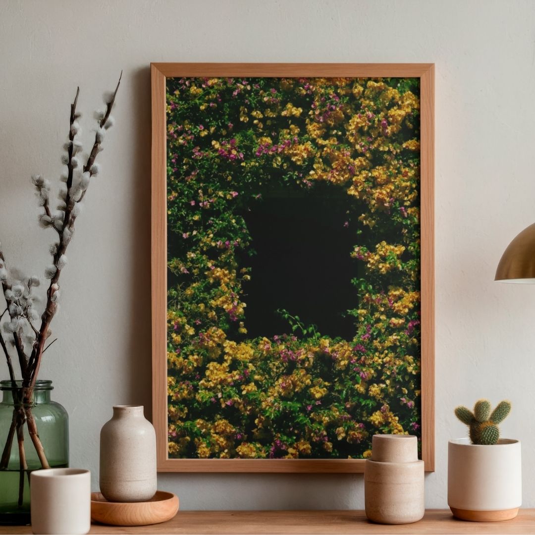 Blumenrahmen um Fenster in Grasse, Frankreich (2025)