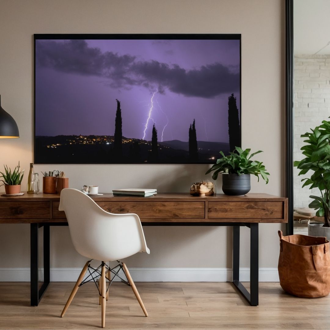 Lightning Strikes over Massa Marittima, Italy (2025)