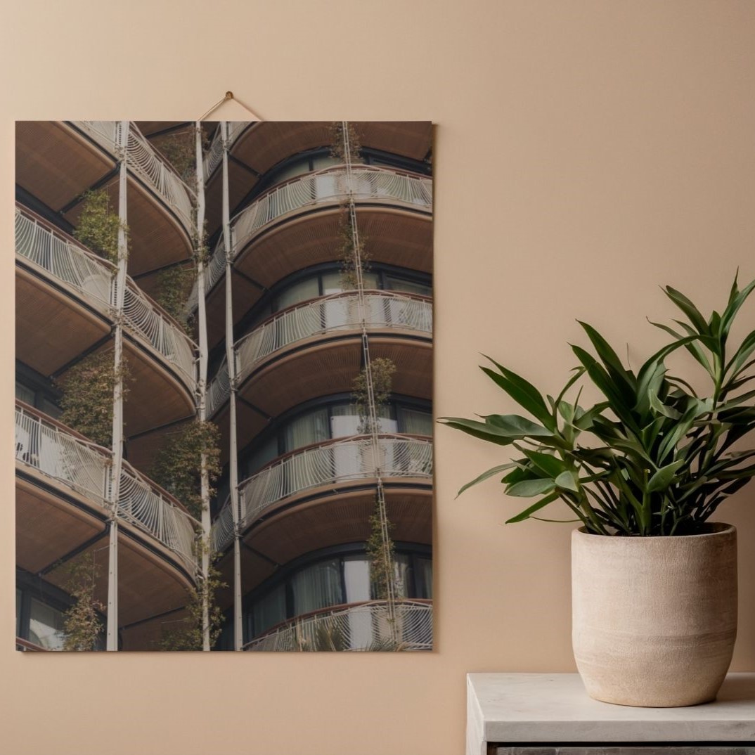 Moderne monegassische Hausfassade, Monaco (2025)